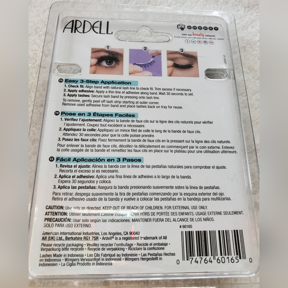 NEW Ardell Natural Variety 4-Pack Eyelashes in Black - Picture 7 of 9